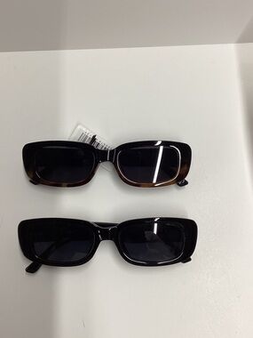 Aire Uni-Sex Ceres Rectangle Sunglasses - Set of 2